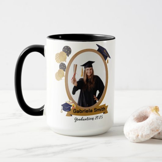 personalized graduation mug mok (Met donut)