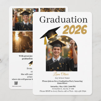 Personalized Graduation Party Photo Invitation