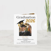 Personalized Graduation Party Photo Invitation (Devant)