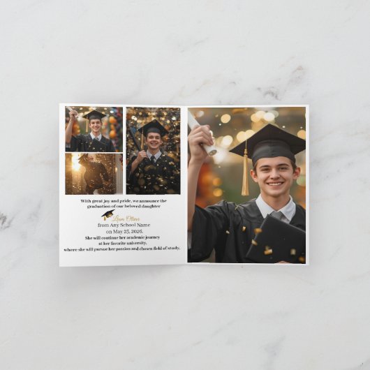 Personalized Graduation Party Photo Invitation (Intérieur)