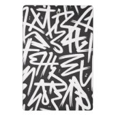 Personalized Graffiti Name Pattern — Custom Urban Mini Klembord (Achterkant)