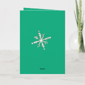 Personalized Granddaughter's Christmas Card Kaart (Achterkant)