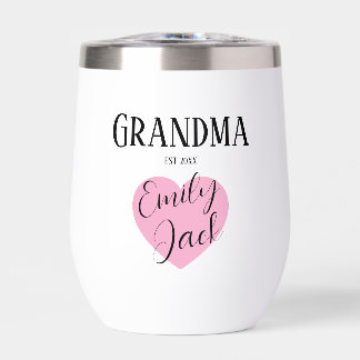 Personalized Grandma Customs script Name