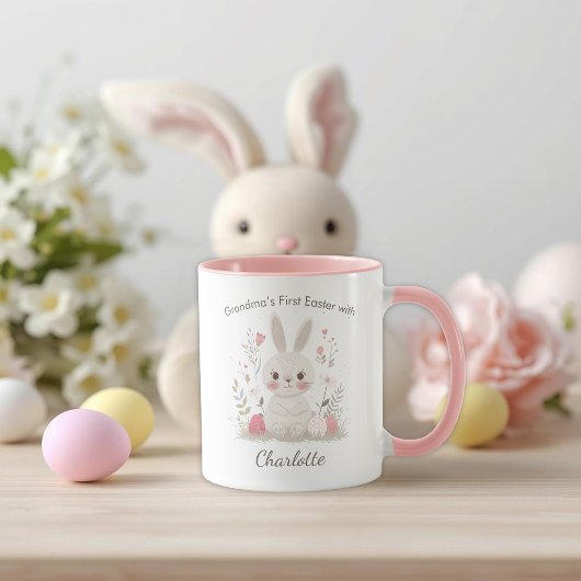 Personalized Grandma Easter Mug – First Easter Mok