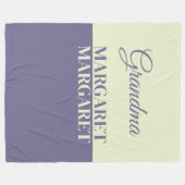 personalized grandma fleece deken (Voorkant (Horizontaal))