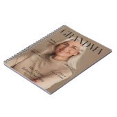 Personalized Grandma Notebook | Custom Photo Notitieboek (Linkerzijde)