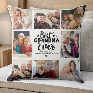 Personalized Grandma Photo | Best Grandma Ever Kussen