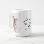 Personalized Grandma Photo Mug Custom Grandmother  (Devant gauche)