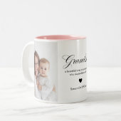Personalized Grandma Photo Mug Custom Grandmother  (Devant gauche)