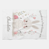 Personalized Grandma’s First Easter Kitchen Towel Theedoek (Horizontaal)
