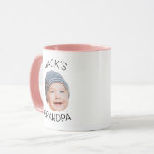 Personalized Grandpa Mug with Baby Face Photo (Devant gauche)