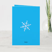 Personalized Grandsons Christmas Card  Kaart (Achterkant)
