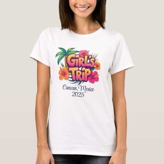 Personalized Graphic Adult T-shirt - Girl's Trip (Devant)