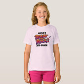 Personalized Graphic Kid T-shirt - Back To School (Devant entier)
