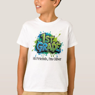 Personalized Graphic Kid T-shirt - Back To School