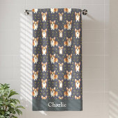 Personalized Gray Corgi Dog