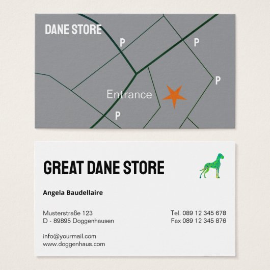 Personalized Great Dane Store (Devant & derrière)