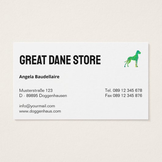 Personalized Great Dane Store  (Dos)