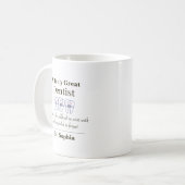 Personalized Great Dentist Appreciation Gift Coffe Koffiemok (Voorkant links)