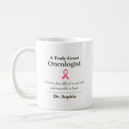 Personalized Great Oncologist Appreciation Gift Koffiemok