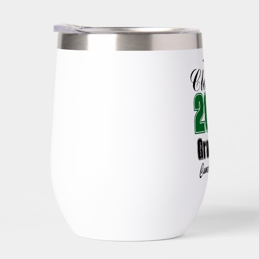 Personalized Green Class of 2026 Graduation (Droite)