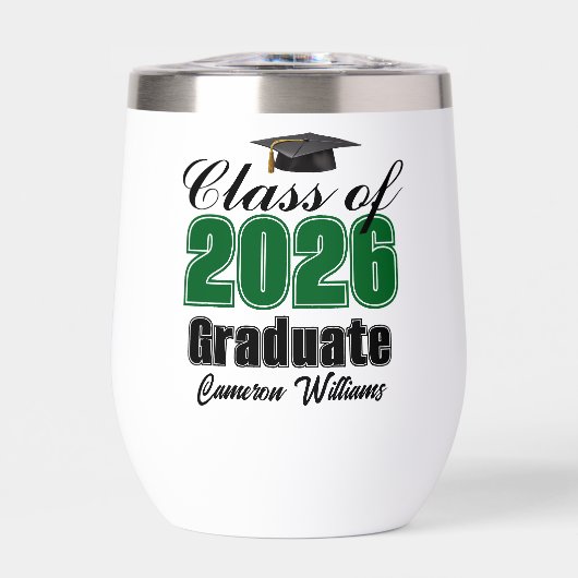 Personalized Green Class of 2026 Graduation (Avant)
