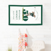 Personalized Green Golf 50th Birthday  Spandoek (Insitu)