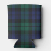 Personalized Green Plaid Checkered Rustic Tartan Blikjeskoeler (Achterkant)