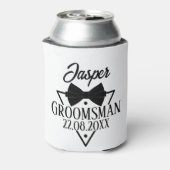 Personalized Groomsman Blikjeskoeler (Blikje Achterkant)