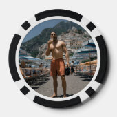 Personalized Groomsman Gift Golf Marker Photo Poker Chips (Achterkant)