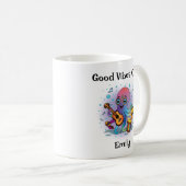 Personalized Groovy Octopus Mug – Retro Hippie Koffiemok (Voorkant rechts)