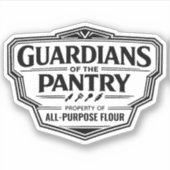 Personalized Guardians Custom-Cut Vinyl Sticker (Devant)