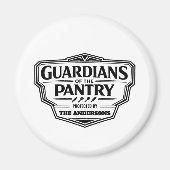 Personalized Guardians of the Pantry Magnet (Devant)