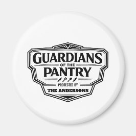 Personalized Guardians of the Pantry Magnet Magneet