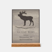 Personalized Guest WiFi Sign for Cabins & Rentals (Recto)