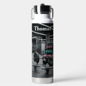 Personalized gym weights waterfles (Voorkant)