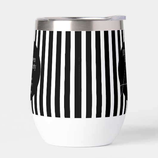 Personalized Halloween RIP Black and White Stripe (Links)