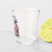 Personalized Hammock and palm trees Shot Glas (Rechts)