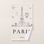 Personalized Hand Towel | Spa-Style Bathroom Decor Handdoek (Handdoek)