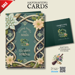 PERSONALIZED HANDFASTING IERSE KELTISCHE KNOPEN  KAART