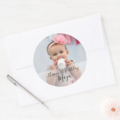 Personalized Happy Birthday Custom Photo Stickers (Enveloppe)