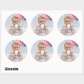 Personalized Happy Birthday Custom Photo Stickers (Feuille)