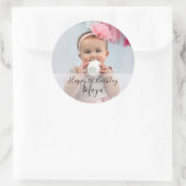Personalized Happy Birthday Custom Photo Stickers (Sac)