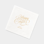 Personalized Happy Easter Elegant Typography (Gauche)