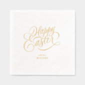 Personalized Happy Easter Elegant Typography (Recto)