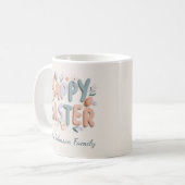 Personalized Happy Easter Family Mug (Devant gauche)
