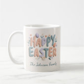 Personalized Happy Easter Family Mug (Gauche)