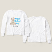 Personalized happy mother's day long sleeve kids (Motif Recto et Verso)