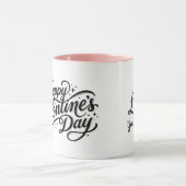 Personalized Happy Valentine's Day Custom Mug (Centre)