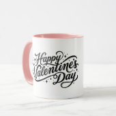 Personalized Happy Valentine's Day Custom Mug Mok (Voorkant links)